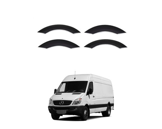 Wheel Arch Trim Fender Flares for Mercedes Sprinter W906 2006–2017, ABS Wheel Arch Protector Set