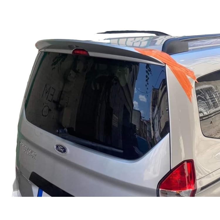 Compatible with Ford Transit Courier Rear Roof Spoiler (2014+) Unpainted