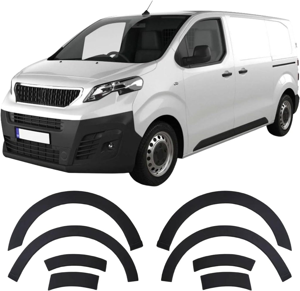 Wheel Arch Fender Flares (8 Pcs) – Toyota Proace City (2019+)