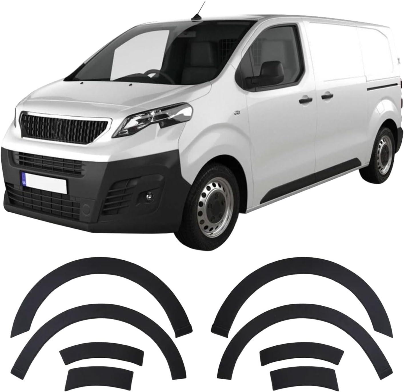 Wheel Arch Fender Flares (8 Pcs) – Toyota Proace City (2019+)
