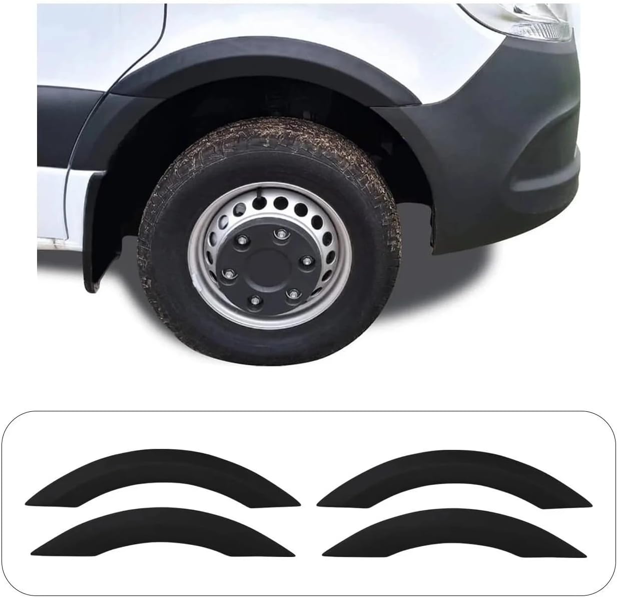 Wheel Arch Cover Trims (4 Pcs) – Mercedes Sprinter W906 & VW Crafter (2006–2018)