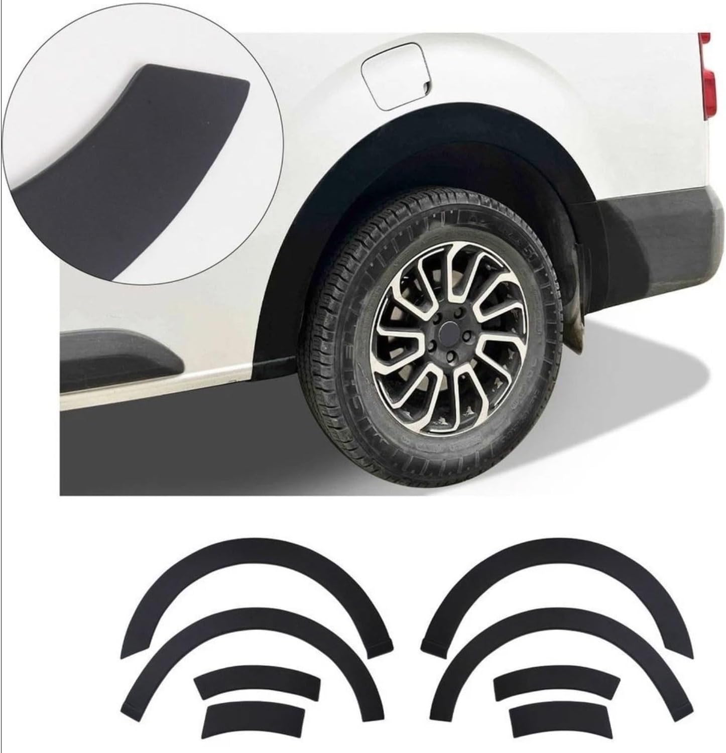 Wheel Arch Fender Flares (8 Pcs) – Toyota Proace City (2019+)