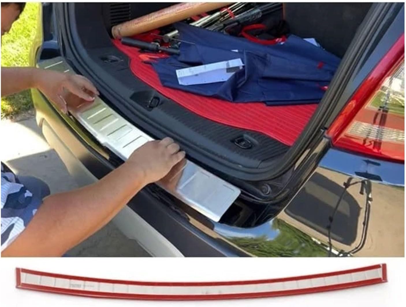 Chrome Rear Bumper Protector – Jeep Renegade (2014+)