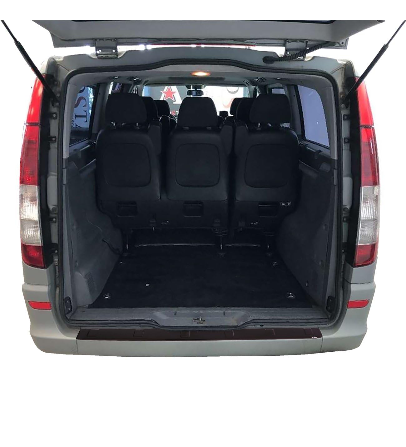 Compatible with Mercedes Vito Viano W639 Rear Bumper Protector (2004-2014)