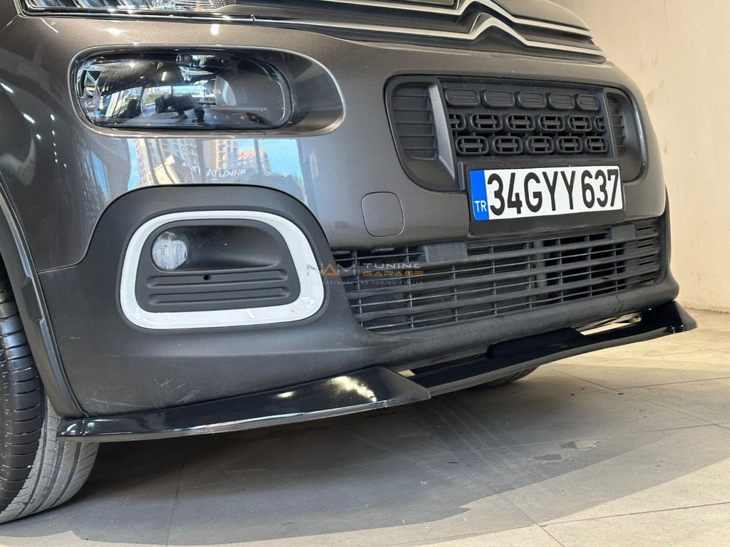 For Toyota Proace City Front Bumper Splitter Spoiler Lip (2018 Onwards)