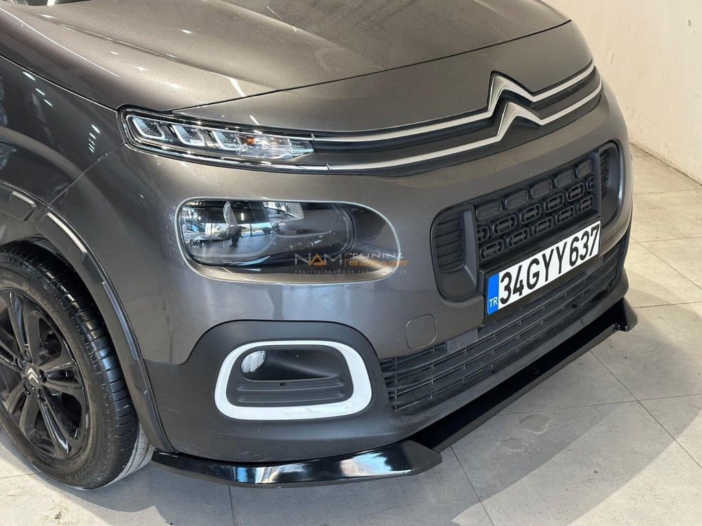 Compatible with Vauxhall Combo Front Bumper Splitter Spoiler Lip (2018 Onwards)