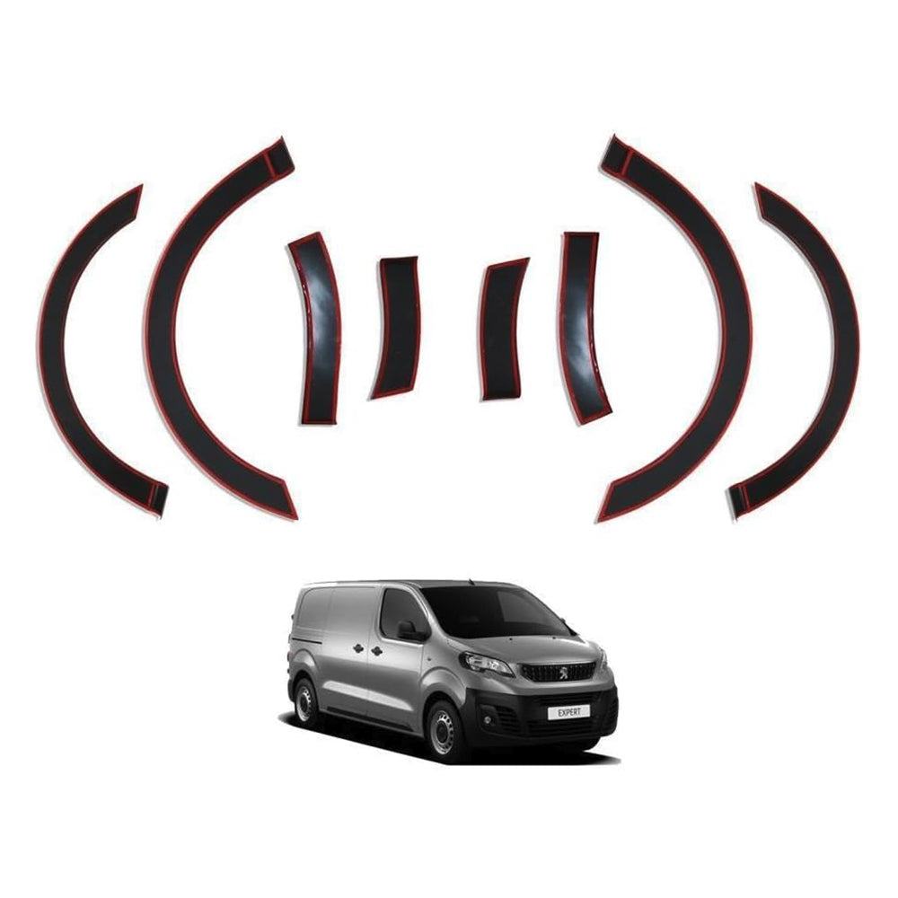 8-Piece Wheel Arch Trims Set - Compatible with Vauxhall Vivaro C (2019 Onwards)