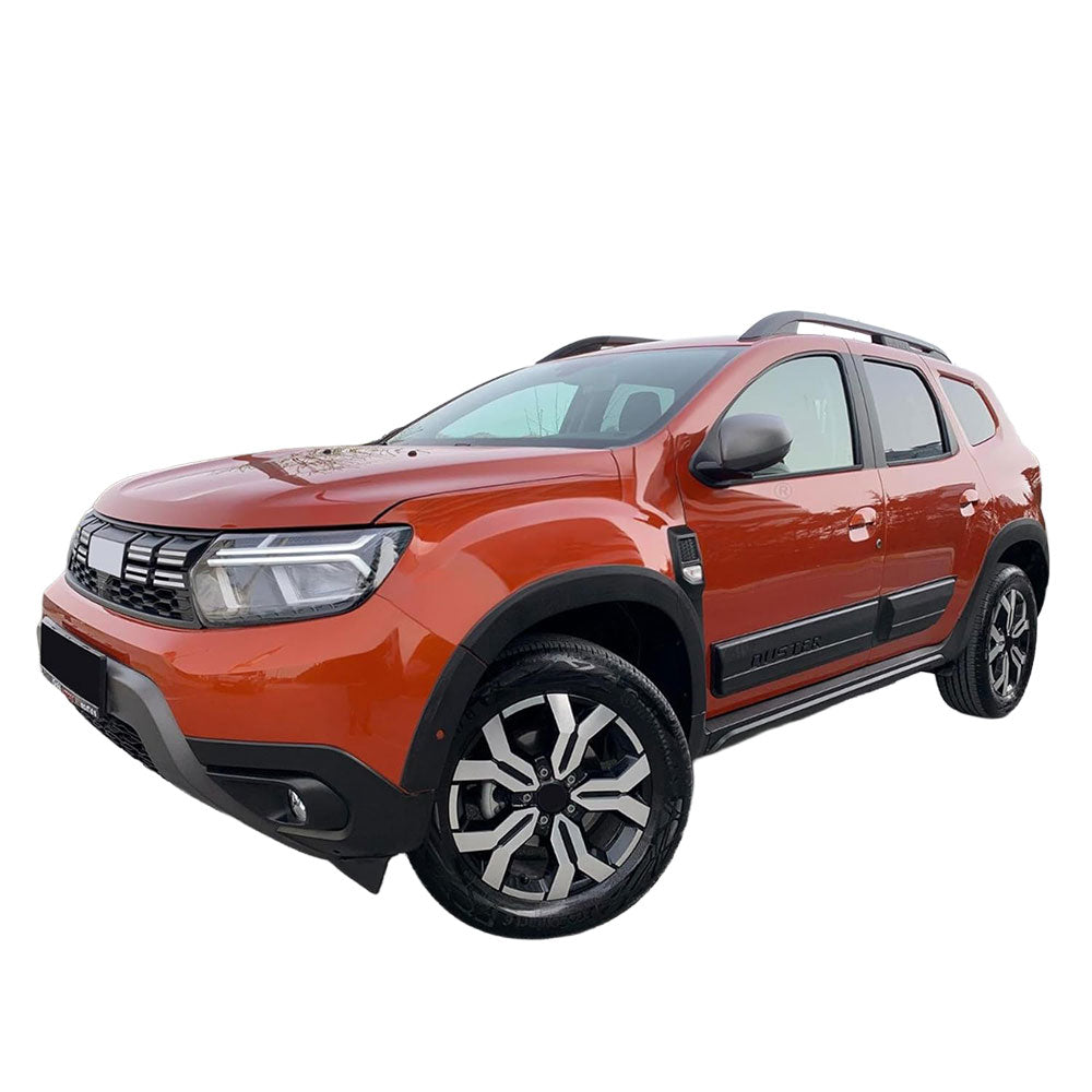 For Dacia Duster 2018–2023 Full Body Kit Set, 12 Pieces ABS Plain – Wheel Arch Trims, Side Claddings & Side Door Protectors