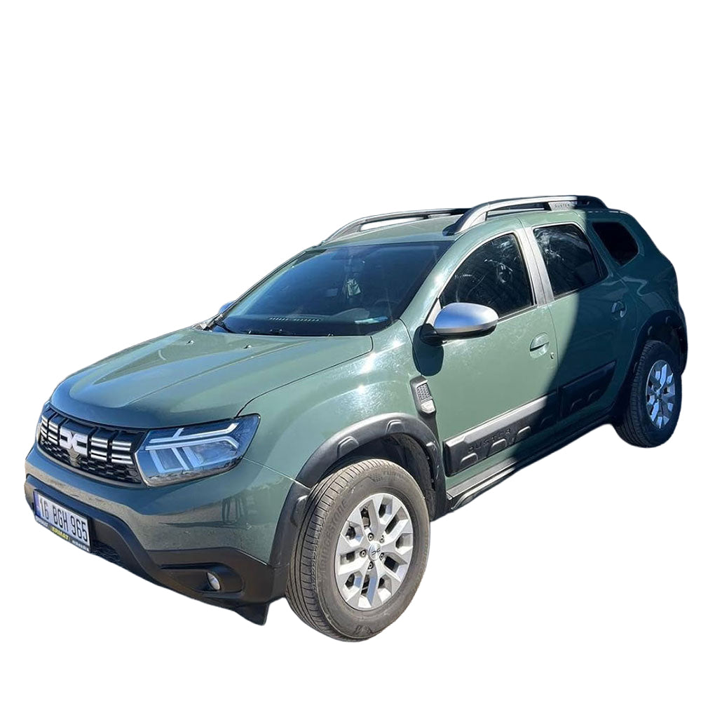 Wheel Arch Trim & Side Door Protectors for Dacia Duster Mk1 2010–2017, 12-Piece ABS Full Body Protection Kit