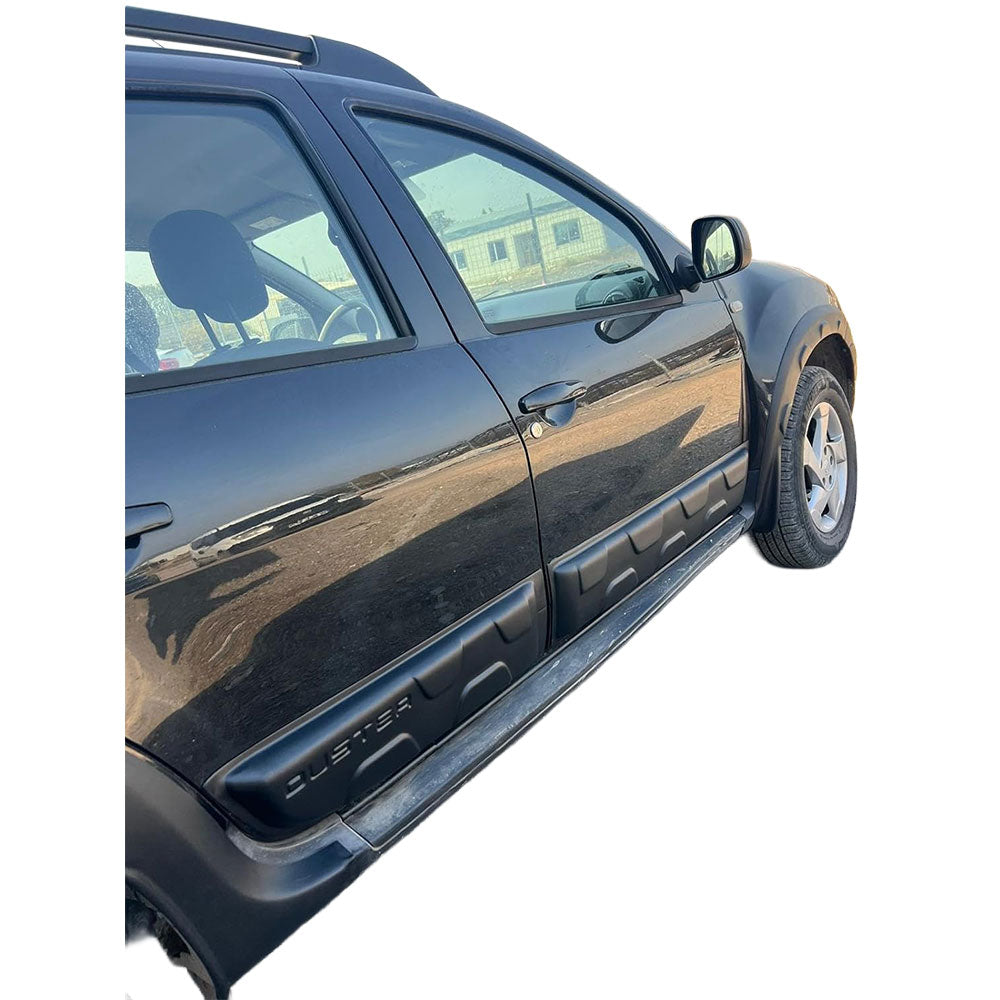Wheel Arch Trim & Side Door Protectors for Dacia Duster Mk1 2010–2017, 12-Piece ABS Full Body Protection Kit