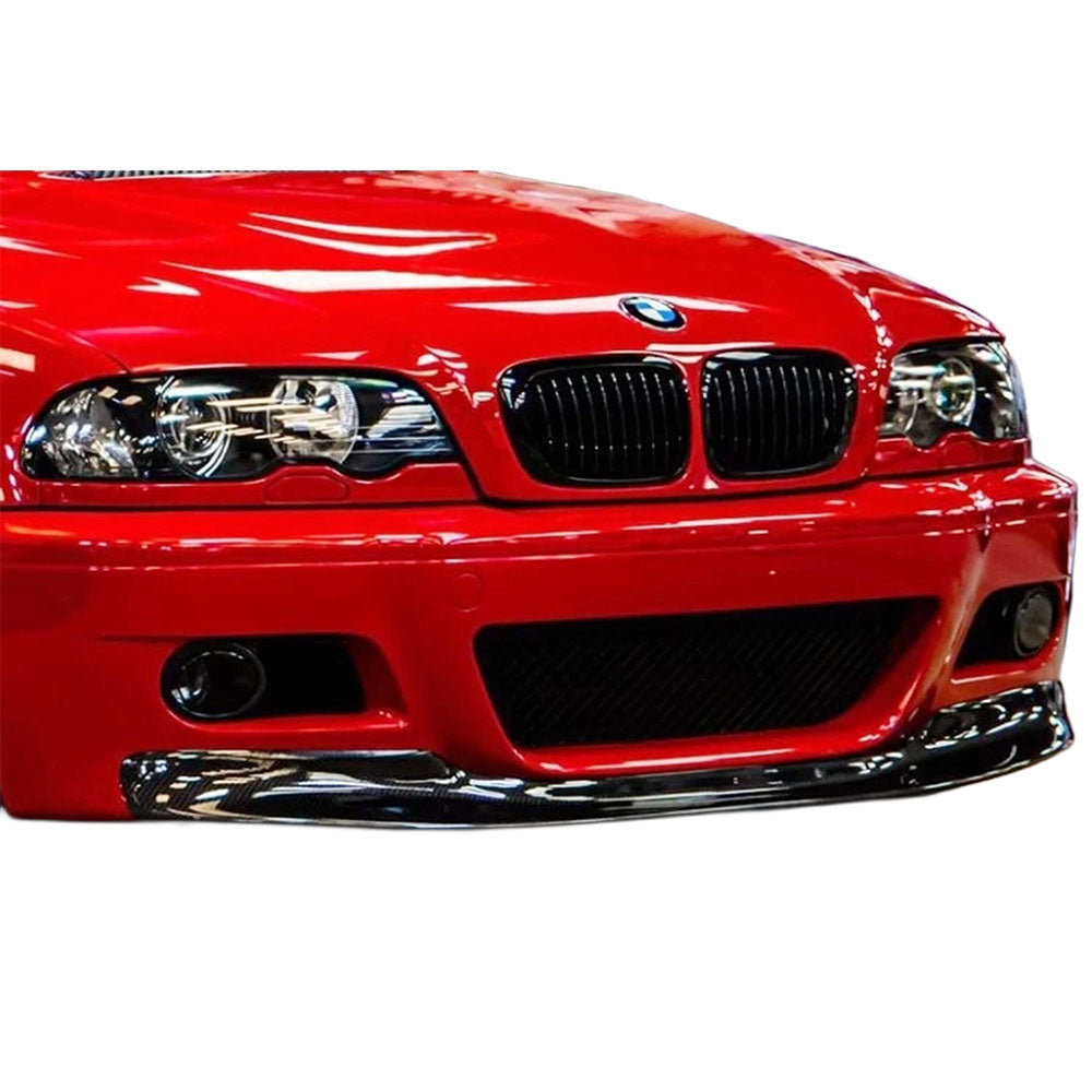 Bmw 3 Series E46 CSL Front Lip Spoiler M3 Bumper Splitter Best Fit Csl Spoiler