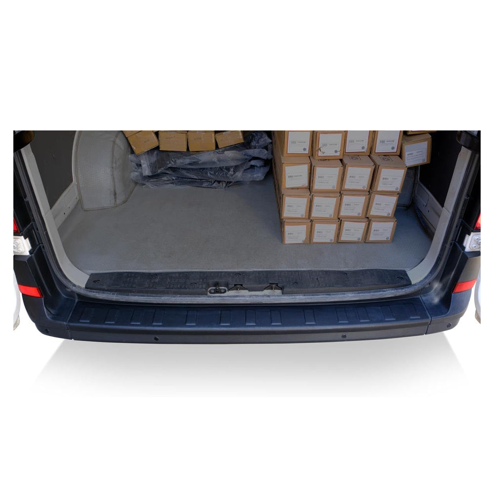 Matte Black Rear Bumper Protector - Compatible with MAN TGE (2016+ Models)