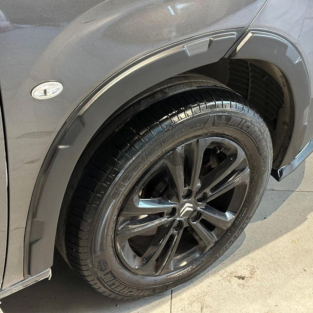 Wheel Arch Trims Set - Compatible with Peugeot Partner Mk3 (2018-2024) 8-Piece