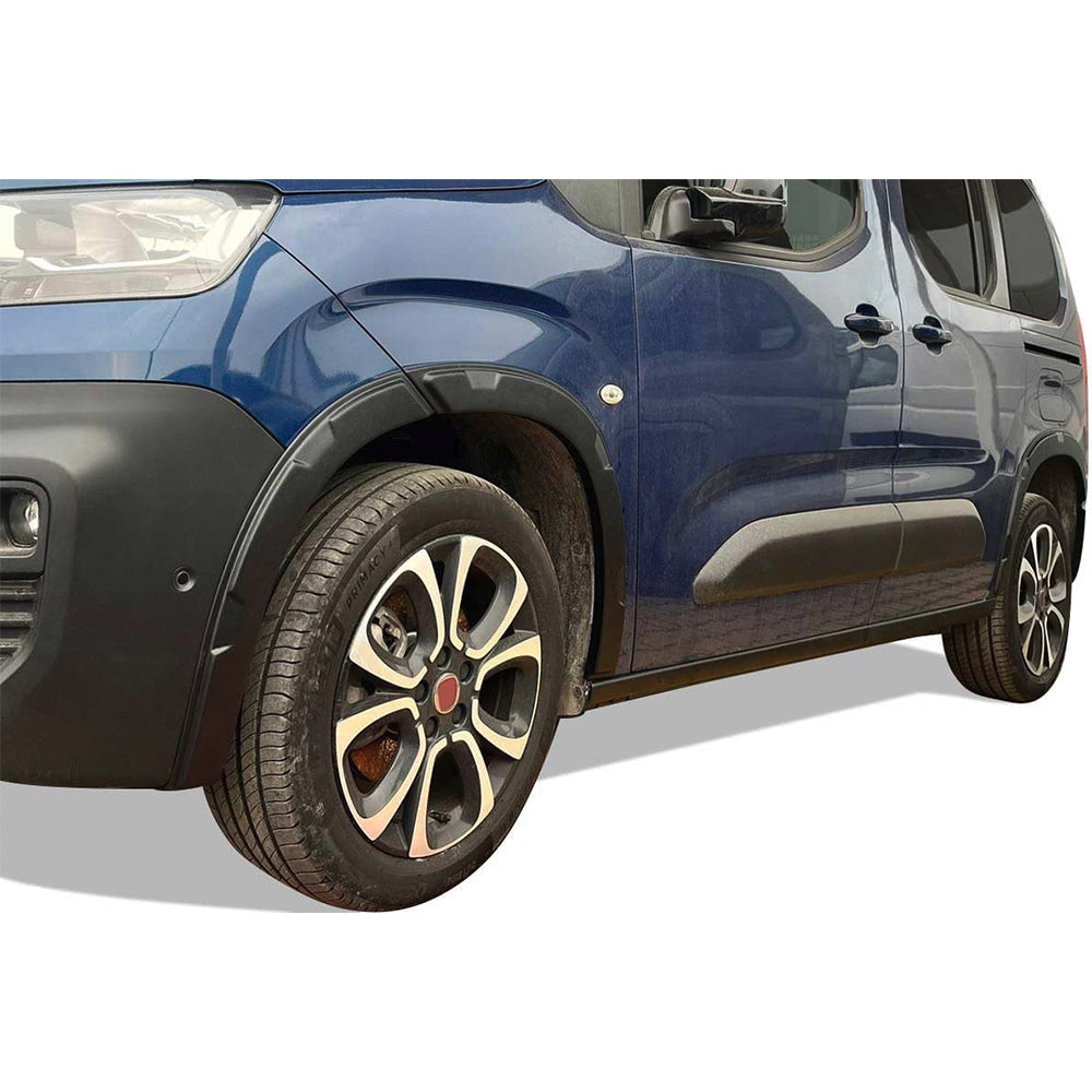 Wheel Arch Trims Set - Compatible with Peugeot Partner Mk3 (2018-2024) 8-Piece